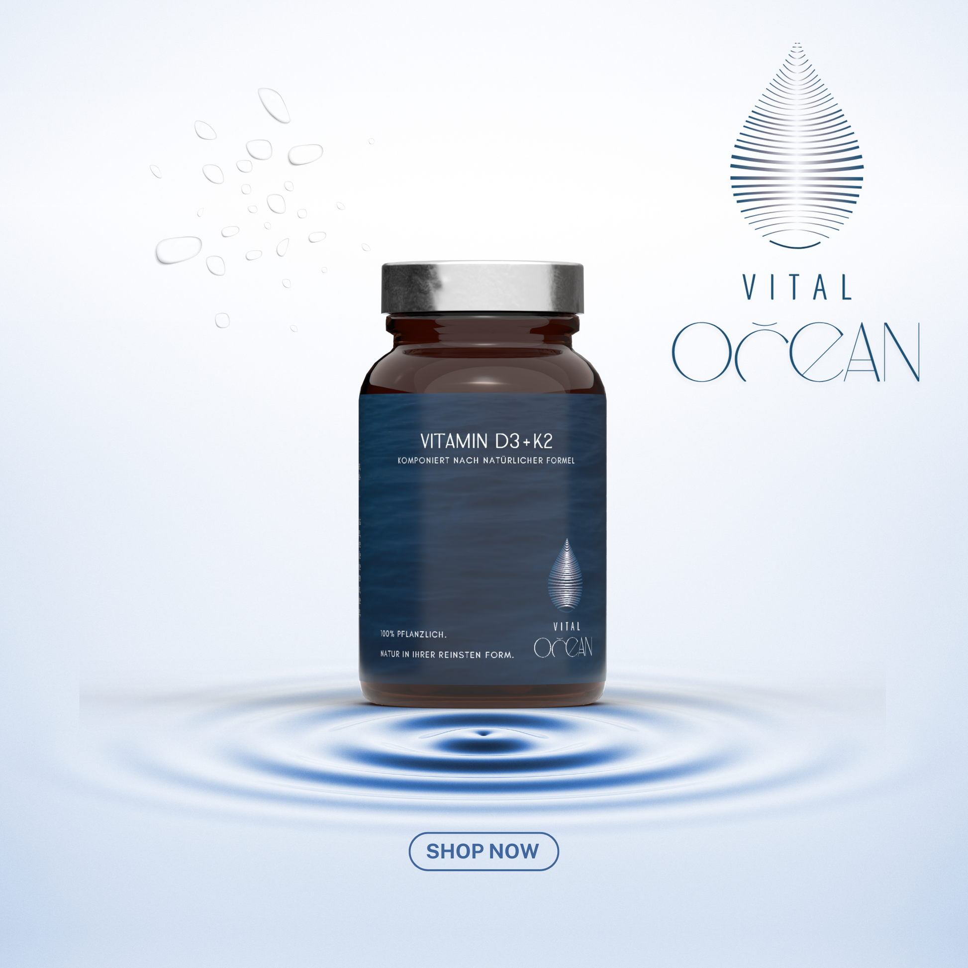 Vitamin D3-K2 vegane Kapseln von Vital Ocean