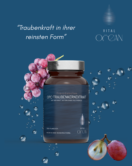 Traubenkraft in reinster Form - OPC Traubenkernextrakt